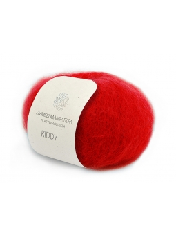 Flame Red Kid Mohair Yarn
